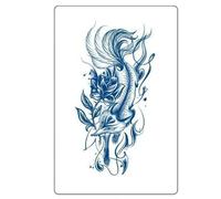 4 Pieces Of Semi-Permanent Herbal Tattoo Stickers Juice Non-Reflective Tattoo Stickers