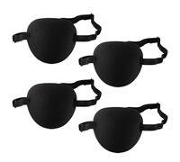 4 Pieces of Single-Eye Blindfolding Eye Mask, Strabismus Training Eye Mask, Sleep Eye Protection Accessories, Role-Playing Accessories, Suitable for Adults and Children.