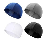 4 Pieces of Small Hats, Bicycle Hats, Women's Bicycle Helmets, Motorcycle Headscarves, Headscarf Cycling Hats, Sports Headwear White