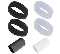4 Pieces Of Sports Headbands And 2 Pairs Of Sports Wristbands, Sports Equipment, Sweatbands, Breathable Wristbands, Unisex, Suitable For Running, Fitness, Football, Yoga And Other Sports
