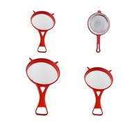 4 Pieces of Strainer Spoons, Kitchen Sieve, Baking Flour Sieve, Plastic Strainer, Kitchen Tools.