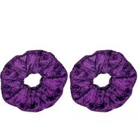 4 Pieces Of Velvet Hair Loops, Elastic And Comfortable Design, Shiny And Soft Material, Universal For Women And Children, Daily Styling Tools.