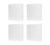 4 Pieces of Wall Hole Decorative Covers, Wall Hole Plastic Covers, Wall Hole Blocking Covers, Home Decorations, Self-Adhesive Wall Hole Covers
