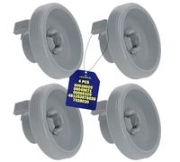4 Pieces of Wheels for Dishwasher Basket with the Original Code 00028020 00049671 00066320 481252878026 7028020 for Bosch - Warranty 10 Years - MONTERAL
