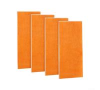 4 Pieces Orange Air Filter For Renewaire Erv Ev90p Ev200 Ev240 Ev300 Ventilation Units Customizable Polyester Fiber Cartridge To Reduce Dust And Enhance Breathing Space