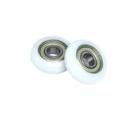 4 Pieces Outer Diameter 30mm Rowing Machine Rollers 8x30x10mm BSR60830-10 POM Rowing Machine Wheels Plastic Coated Bearing Wheels