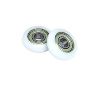 4 Pieces Outer Diameter 30mm Rowing Machine Rollers 8x30x10mm BSR60830-10 POM Wheels Plastic Coated Bearing