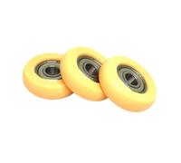 4 Pieces Outer Diameter 36mm Rowing Machine Wheel BSR60836-10 POM seat Roller 8x36x10mm Plastic Coated Bearing Round