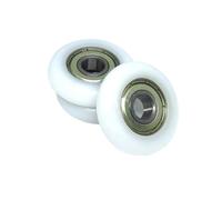 4 Pieces Outer Diameter 40mm Rowing Machine Wheels 10x40x10mm BSR600040-10 POM Rowing Machine seat Roller Plastic Bearing Pulley