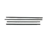4 Pieces Outside Window Glass Rubber for Grandis 2005-2010 MR959683 Sealing Protect Water Retaining Strip Black Car Door Seal Trim