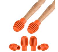 4 Pieces/pack Drum Mute Drum Dampener Silicone Drumstick Silents Practice Tip Percussions Mute Protector Replacements Drumstick Practice Aids