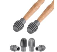 4 Pieces/pack Drum Mute Drum Dampener Silicone Drumstick Silents Practice Tip Percussions Mute Protector Replacements Drumstick Practice Aids
