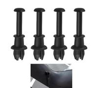 4 Pieces Parcel Shelf Fixing Strap, Parcel Shelf String Clip Holder, Universal Multi-Functional Plastic Boot Trunk Package Platform Tray Strap String Clips Suitable for Car SUV Truck