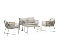 4-Pieces Patio Wicker Sofa Set