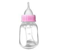 4 Pieces Pet Feeding Bottles Newborn Small Animal Milk Bottle For Kitten Puppy Nursing Nipple Cleaning Brush 4oz