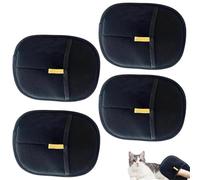 4 Pieces Pet Grooming Gloves, Static Pet Hair Removal Glove, Double-sided Grooming Glove For Pets, Gentle Deshedding Mitt, Massager Gloves For Dog And Cat