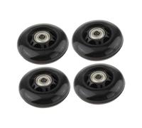 4 Pieces Pilates Reformer Wheel Core Bed Parts Roller Wheel Accessory PU Material Silent Bearing Stable Movement Suitable for Fitness Practice Home