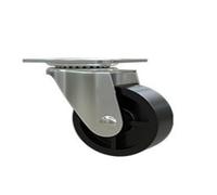 4 pieces/Pixing casters 2 inches black Pp swivel wheels refrigerator cabinet display tips(Black-Universial)