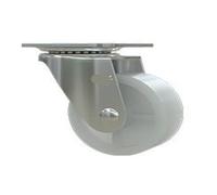 4 pieces/Pixing casters 2 inches black Pp swivel wheels refrigerator cabinet display tips(White-Universial)