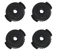 4 Pieces Plastic Cymbal Nut Round Drum Quick Release Nut Cymbal Quick Release Nut 8mm Quick-set Cymbal Nut Quick Release Cymbal Nut Drum Accessories, Black