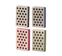 4 Pieces Portable Ski Edge Tuning Stone | Diamond Sharpening Stone with Rectangular Blocks, for Travel