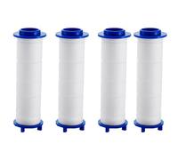 4 Pieces PP Cotton Filter Shower Head Filter Shower Filter Shower Head Shower Water Filter Water Filter Element Use for Shower Head Replacement Filter Shower Water Purification 11.5cm Long