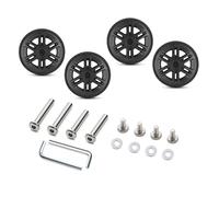 4 Pieces Practical Luggage Replacement Set 360 Degree Rotation Installation Quiet Rolling Luggage