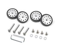 4 Pieces Practical Luggage Replacement Set 360 Degree Rotation Installation Quiet Rolling Luggage