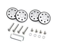 4 Pieces Practical Luggage Replacement Set 360 Degree Rotation Installation Quiet Rolling Luggage