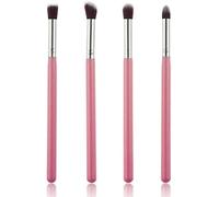 4 Pieces Professional Eye Brushes Set for Portable Eyeshadow Blending Pencil Brush Eyes Makeup Brush Set Cosmetic Tool for BeginnerProfessional Design