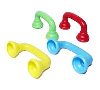 4 Pieces Reading Phones Whispers, Phone Early Whisper Toy, Classroom Game Whisper Phones, for Home, Kindergarten, Improving Pronunciation and Language Skills