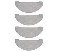 4 Pieces Replacement Mop Cloth for Vexilar W9 Robot Vacuum Cleaner Microfiber Mop Pads Suitable for Vexilar W9 Model for Maintaining Clean Floors