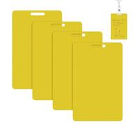 4 Pieces Reusable Vertical Notespad | Erasable Notebook with Alcohol, for Planners, Volunteer Managers, Students, Nurses, Office Hotels, Bi Schools