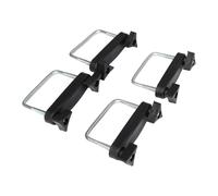 4 Pieces Roof Box U Bolt Clamp Rack Clamp Carrier Bolt U Bracket Iron Mounting Suitable for Car Roof Luggage Vehicle Storage Crossbar, 8cm 1pcs