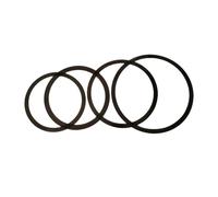 4 Pieces Round Shape Drum Head Replacement Parts For Snare Drum Konka Drum African Drum (Color : Black 12 13 14 16)