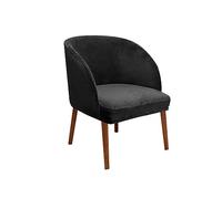 4 Pieces Scandinavian Stretch Chair Covers with Armrest Semi Circular Design for Living Room and Office Easy to Install Durable Elastic Chair Slipcovers (A3 6PC)