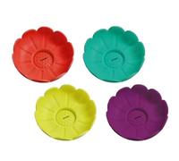 4 Pieces Silicone Ice Cream - Reusable Ice Pop Holder, Lollipop Mold Cups | Drip Proof Dessert Containers for Hot Pool Camping Picnic