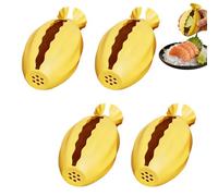 4 Pieces Silicone Lemon Squeezer, Manual Lemon Juicer Squeezer, A Splash Proof Manual Juicer, Easy To Use & Easy To Clean, Prevents Wayward Squirts And Stra-ins The Pips Too