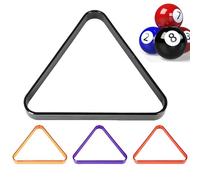 4 Pieces Snookers Ball Racks, Pool Or Billiards Triangle Ball Rack, Professional Pool Snookers Frame, Pools Table Accessories,for Home Game Room Club Bar Match Training, 10 Or 15 Balls Capacity