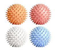 4 Pièces Spiky Massage Ball | 6cm Soft Pointed Massage Stress Ball | Myofascials Release Balls | Deep Tissue Massages Balls for Muscle Relief, Trigger Point Therapyy, Fitness Recovery