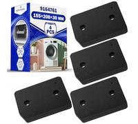 4 Pieces Sponge Filter for Tumble Dryer 208 x 155 x 30 mm Has the Original Code 9164761 for Miele - MONTERAL