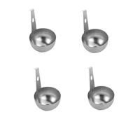 4 Pieces Stainless Steel Egg Poacher Cups, Hanging Poaching Pan Non-stick Round Boiler Cups Egg Maker for Fast Poaching Eggs