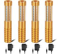 4 Pieces Strobe Baton Bottle Service Sparklers Bottle Service Light Bottle Handheld Light for Nightclubs Weddings Parties Activities Supplies (Gold)