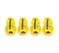 4 Pieces Summer Dog Shoes Protector Pet Mesh Sandal Shoes Non Dog Boots with Adjustable Buckle for Small Medium Dogs and Cats Winter Coat Dog Coat French Bulldog (Yellow, XXL)