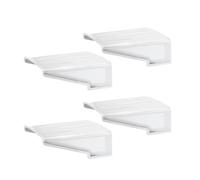 4 Pieces Sun Rain Shade Camera Cover, Webcam Sun Shield, Camera Rain-proof Protector Shield, Security Cover Wall Mount For LED Lights Dome Outdoor Cameras