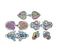 4 Pieces Sweater Shawl Duck Mouth Clips Cloak Clasps for Girls Cardigan Cape Colorful
