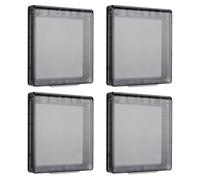 4 Pieces Switch Socket Cover, Socket Waterproof Cover, Socket Plastic Protective Cover, Bathroom Socket Cover, Switch Socket Accessories