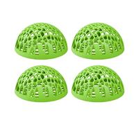 ＡＷＨＡＯ 4 Pieces Tank Cave Shelter, Hollow House for Hiding, Resting, Playing, Decoration, Aquarium Shelter Supplies for Cichlids And, Green