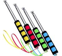 4 Pieces Telescoping Pointer Whiteboard Teacher Pointer Retractable Teaching Pointer Extends to 47 Inch for Presentation Classroom Tour Guide