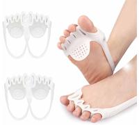 4 Pieces Toe Spacers and Separators,Gel Overlapping Toe Hammer Spacers, Silicone Toe Separators for Overlapping Toe